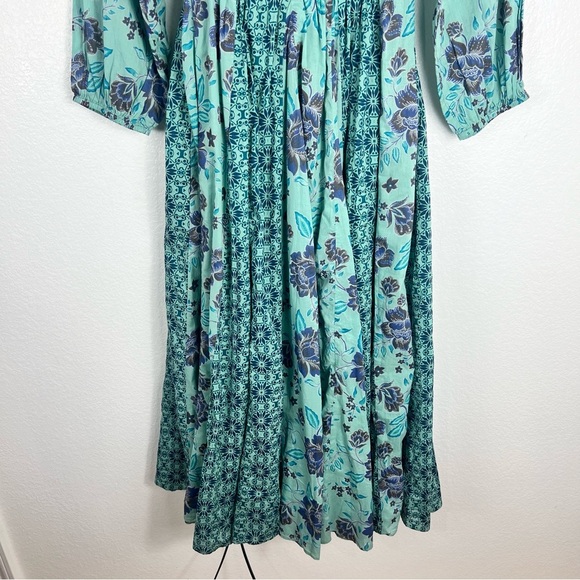 Free People A New Way Maxi Teal Combo Size S - Picture 8 of 11